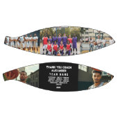 チームカスタム写真とバスケありがとうコーチ バスケットボール (パネル)