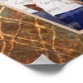 チームカスタム写真のバスケットボールのポスター ポスター (角)