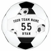 チームカスタム、名前、番号を持つ子供サッカーボール サッカーボール (正面)
