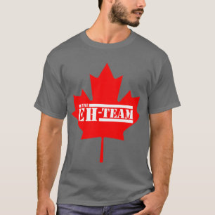 チームカナダのカエデの葉 Tシャツ