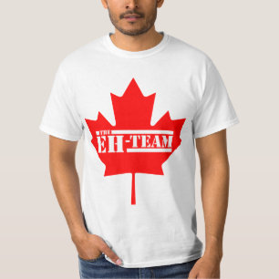 チームカナダのカエデの葉 Tシャツ