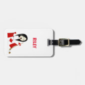 チームカナダのホッケーファンのバッグ及び荷物 ラゲッジタグ (正面横)