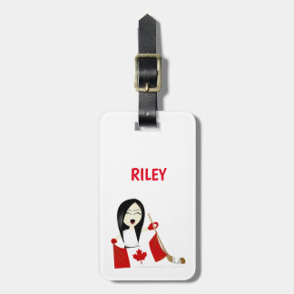 チームカナダのホッケーファンのバッグ及び荷物 ラゲッジタグ