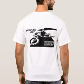 チームカナダ24の時間山の一輪車 Tシャツ (裏面)