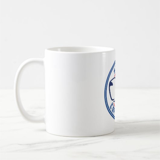 チームカピバラのマグ コーヒーマグカップ (左)