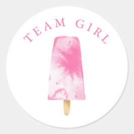 チームガールジェンダーがパーティー投票を表示 ラウンドシール