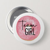 チームガールジェンダーのリビールピン 缶バッジ (正面&裏面)