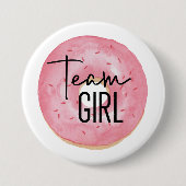 チームガールジェンダーのリビールピン 缶バッジ (正面)