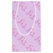 チームガールジェンダーリビール抱き枕 スモールペーパーバッグ (裏面)