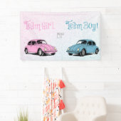 チームガールチーム男の子ジェンダーの表示 横断幕 (インサイチュ)