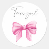 チームガールベビーとは何か ラウンドシール (正面)