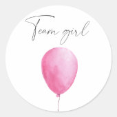 チームガールベビーとは何か ラウンドシール (正面)