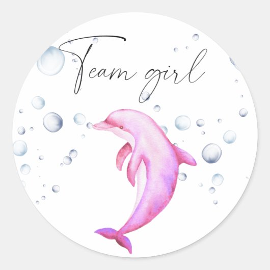 チームガールベビーとは何か ラウンドシール (正面)