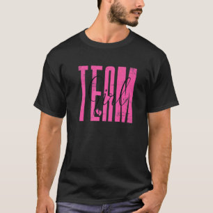 チームガール素晴らし親ベビーシャワーパーティーGende Tシャツ