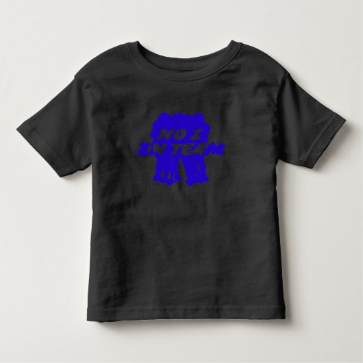 チームキッズティーにIなし トドラーTシャツ (正面)