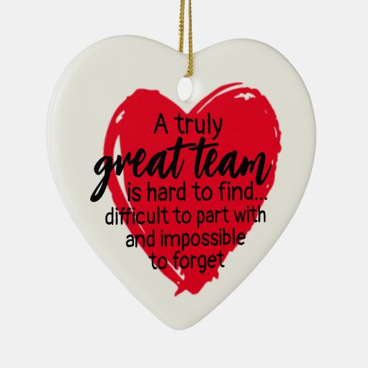 チームギフトクリスマスの同僚 セラミックオーナメント (右)