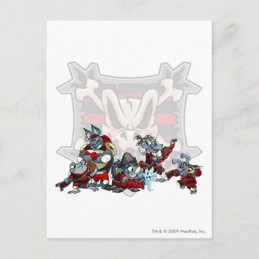 チームクラウクアイランドグループ ポストカード (正面)