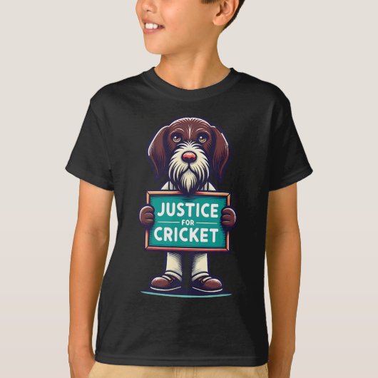 チームクリケット狩り分隊おもしろいレトロ Tシャツ (正面)