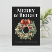 チームクリスマスカード（黒） シーズンカード (スタンド正面)