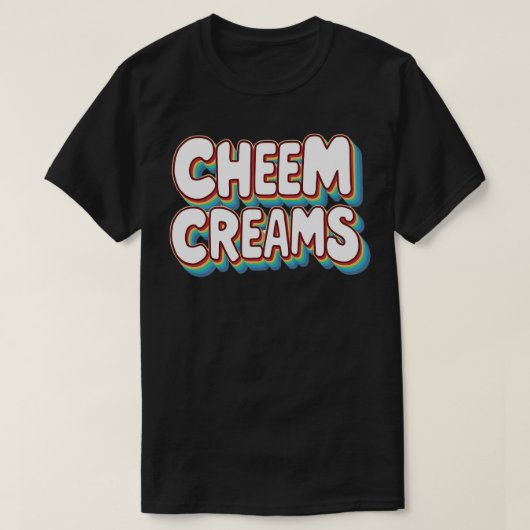 チームクリーム Tシャツ (デザイン正面)