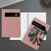 チームクールイメージ美容師ロゴのモットー ノートブック