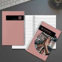 チームクールイメージ美容師ロゴのモットー ノートブック