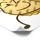 チームクールグリルチーズギフトおもしろい分隊トースト ポスター (角)