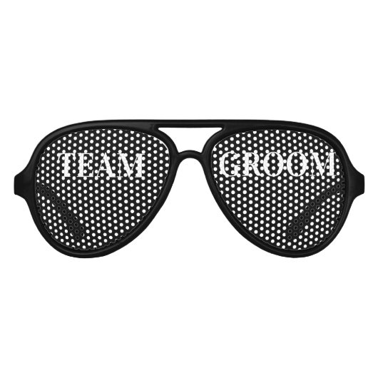 チームグルーミングブライダルパーティ撮影 アビエーターサングラス (正面)