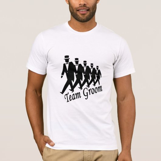 チームグルーミング（男性） Tシャツ (正面)