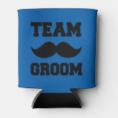 チームグルームおもしろいの口ひげのクーラー 缶クーラー (正面)