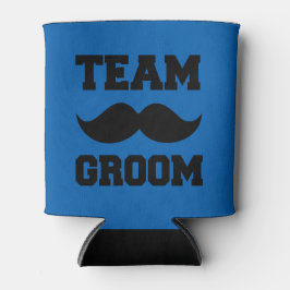 チームグルームおもしろいの口ひげのクーラー 缶クーラー