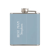 チームグルームカスタム文字フラスコ フラスク (裏面)