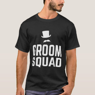 チームグルームスクワッド ウェディング バチェラーパーティー ギフト 結婚 Tシャツ