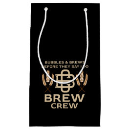 チームグルームスタッグパーティーウィークエンドノベルティギフトアイディア スモールペーパーバッグ