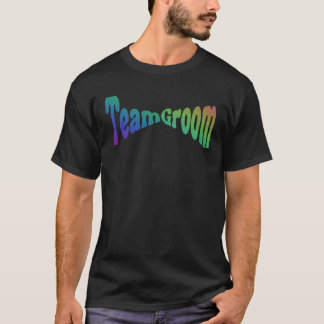 チームグルームバチェラー結婚バチェロレッテ Tシャツ