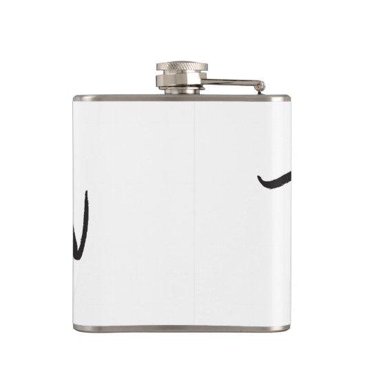 チームグルームボウタイバチュラーパーティ結婚ズフラスコ フラスク (裏面)