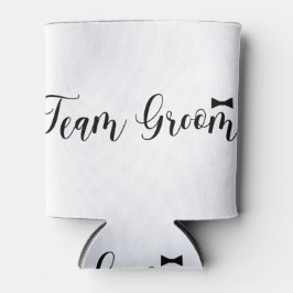 チームグルームボウタイ，ブラックタイプ，独身パーティー 缶クーラー