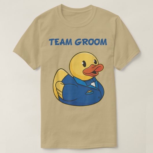 チームグルームラバーダックパーティーメンスタグナイト Tシャツ (デザイン正面)
