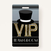 チームグルーム結婚のバッジ バッジ (正面)