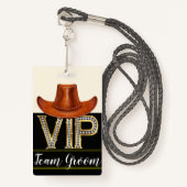 チームグルーム結婚のバッジ バッジ (正面ランヤード)