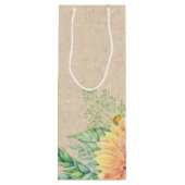 チームグルーム。サンフラワークラフト紙ワインバッグ ワインギフトバッグ (裏面)