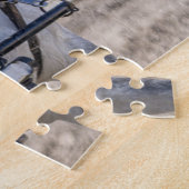 チームグレーパーチオンウマ荷車を引くーズ ジグソーパズル (側面)