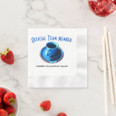 チームコーヒー公式飲み分隊カスタム 縁ありカクテルナプキン (インサイチュ)