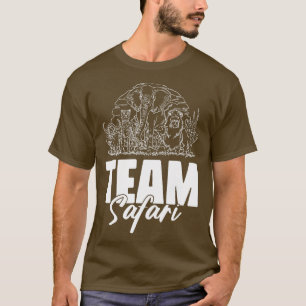 チームサファリワイルドライフジャングル引用文for Zookeeper 1 Tシャツ