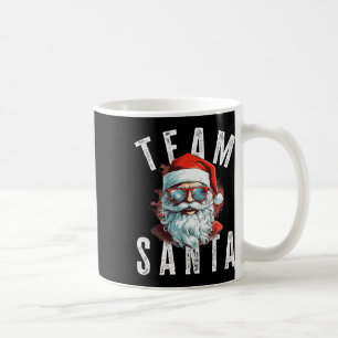 チームサンタクリおもしろいスマスクリスマスサンタクロース1 コーヒーマグカップ