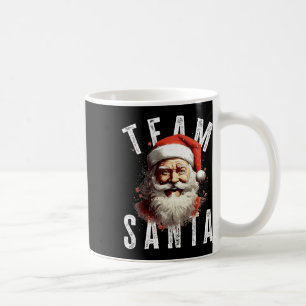 チームサンタクリおもしろいスマスクリスマスサンタクロース3 コーヒーマグカップ