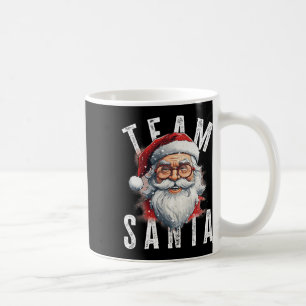 チームサンタクリおもしろいスマスクリスマスサンタクロース4 コーヒーマグカップ