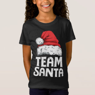 チームサンタクリスマススクワッドファミリーマッチングパジャマ Tシャツ