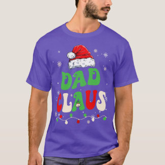 チームサンタパパクロース小妖精や小人マッチングファミリークリスマス Tシャツ