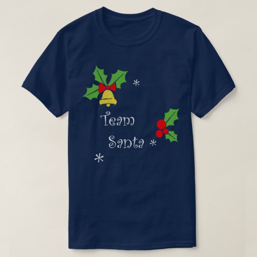 チームサンタファミリーパーティークリスマスティおもしろいーボーイG Tシャツ (デザイン正面)